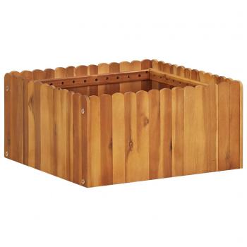 ARDEBO.de - Garten-Hochbeet 50 x 50 x 25 cm Massivholz Akazie