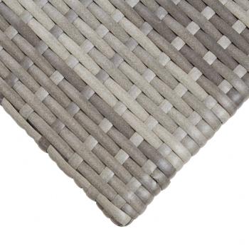 Beistelltisch Grau 50x50x47 cm Poly Rattan