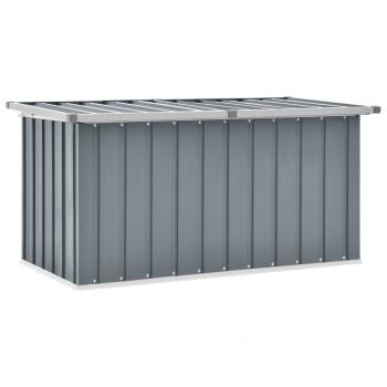 ARDEBO.de - Gartenbox Grau 129x67x65 cm