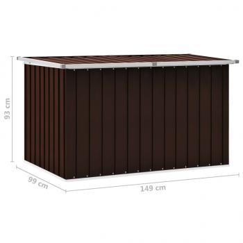 Gartenbox Braun 149 x 99 x 93 cm