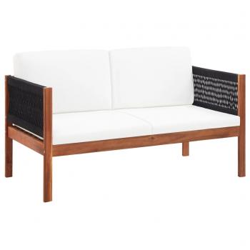 ARDEBO.de - Gartensofa 2-Sitzer Massivholz Akazie