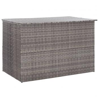 ARDEBO.de - Garden-Auflagenbox Grau 150x100x100 cm Poly Rattan