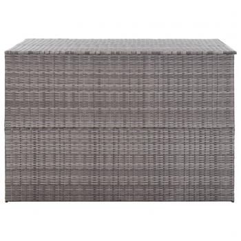 Garden-Auflagenbox Grau 150x100x100 cm Poly Rattan