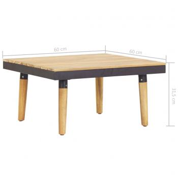 Garten-Lounge-Set 8-Sitzer mit Kissen Massivholz Akazie