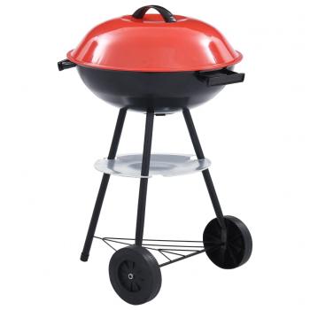 ARDEBO.de - Tragbarer Holzkohlegrill XXL mit Rädern 44 cm