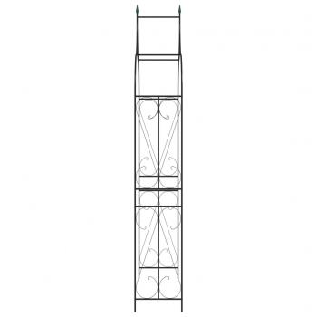 Rosenbogen Dunkelgrün 120x38x258 cm Eisen 