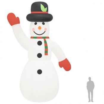 Aufblasbarer Schneemann mit LEDs 805 cm