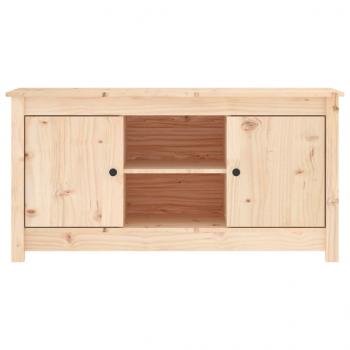 TV-Schrank 103x36,5x52 cm Massivholz Kiefer