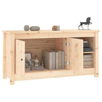 TV-Schrank 103x36,5x52 cm Massivholz Kiefer