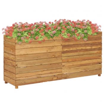 ARDEBO.de - Hochbeet 150x40x72 cm Teak Altholz und Stahl