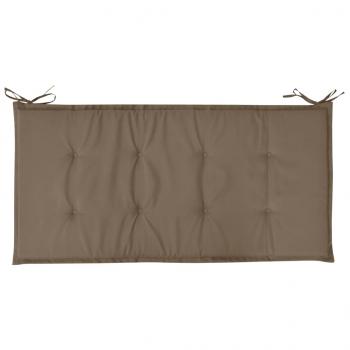 Gartenbank-Auflage Taupe 100x50x3 cm Oxford-Gewebe