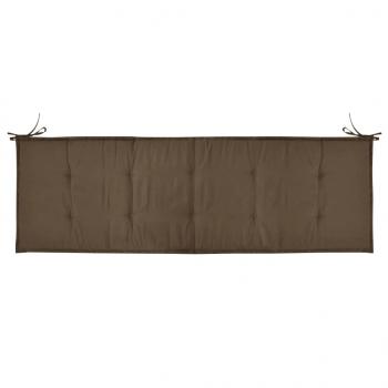 Gartenbank-Auflage Taupe 150x50x3 cm Oxford-Gewebe