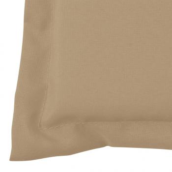 Gartenbank-Auflage Beige 100x50x3 cm Oxford-Gewebe