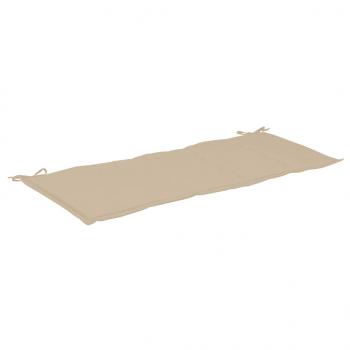 Gartenbank-Auflage Beige 150x50x3 cm Oxford-Gewebe