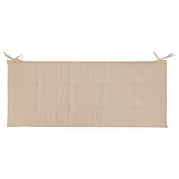 Gartenbank-Auflage Beige 150x50x3 cm Oxford-Gewebe