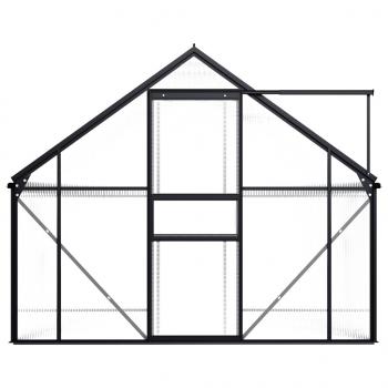 Gewächshaus Anthrazit Aluminium 4,75 m²