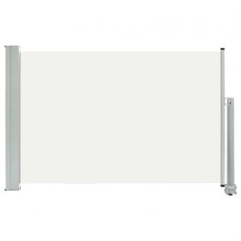 Ausziehbare Seitenmarkise 60×300 cm Creme