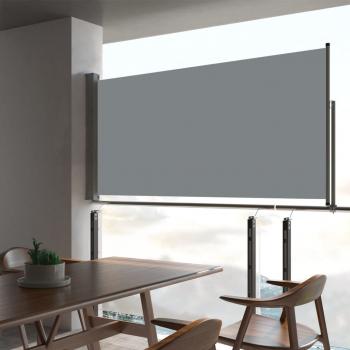 ARDEBO.de - Ausziehbare Seitenmarkise 80×300 cm Grau