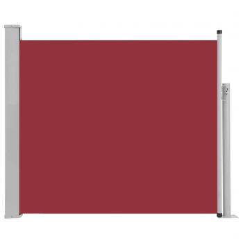 Ausziehbare Seitenmarkise 100x300 cm Rot