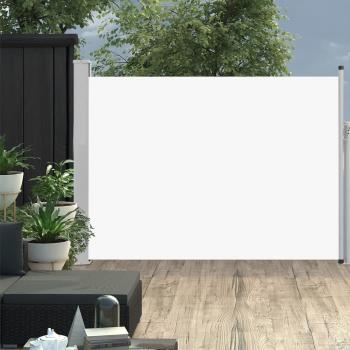 ARDEBO.de - Ausziehbare Seitenmarkise 100×500 cm Creme