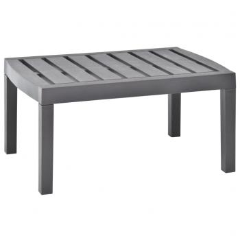 ARDEBO.de - Gartentisch Mokka 78x55x38 cm Kunststoff