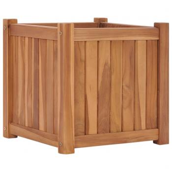 ARDEBO.de - Hochbeet 40x40x40 cm Massivholz Teak