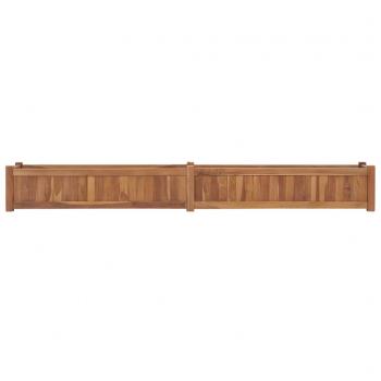 Hochbeet 200x30x25 cm Massivholz Teak