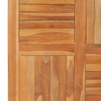 Tischplatte Massivholz Teak Quadratisch 90×90×2,5 cm 