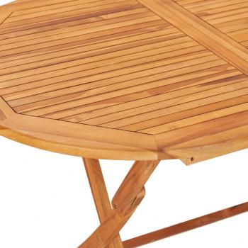 Gartentisch Klappbar 160×80×75 cm Massivholz Teak