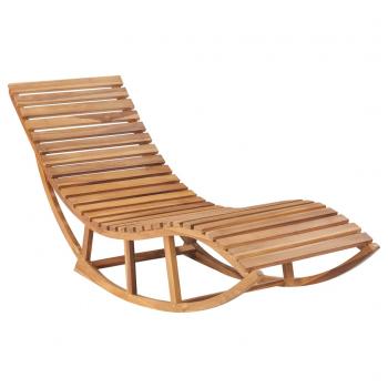 ARDEBO.de - Schaukelliege Massivholz Teak