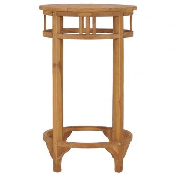 Bartisch Ø 60 cm Massivholz Teak