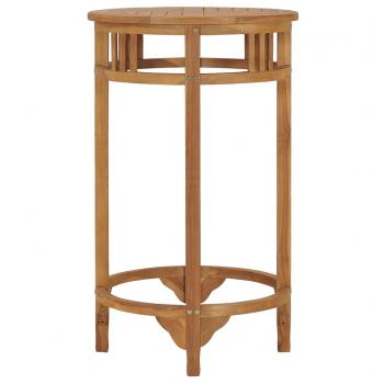 Bartisch Ø 60 cm Massivholz Teak