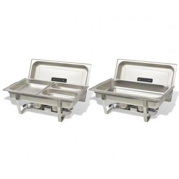 Chafing Dish Set 2-tlg. Edelstahl