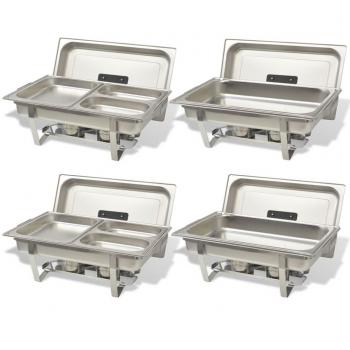 Chafing Dish Set 4-tlg. Edelstahl