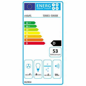 Inselhaube mit LCD-Display Berührungssensor 756 m³/h LED