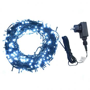 Lichterkette 1000 LEDs Indoor und Outdoor IP44 100 m Kaltweiß 