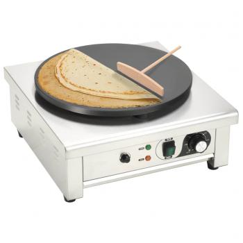 ARDEBO.de - Elektrischer Crepe-Maker mit ausziehbarem Tablett 40 cm 3000 W