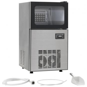 ARDEBO.de - Eiswürfelmaschine Schwarz 45 kg / 24 h