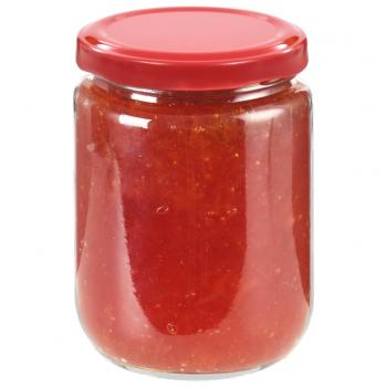 Marmeladengläser mit Rotem Deckel 48 Stk. 230 ml