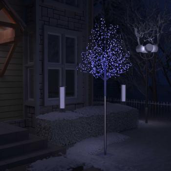 ARDEBO.de - Weihnachtsbaum 600 LEDs Blaues Licht Kirschblüten 300 cm