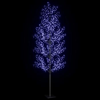 Weihnachtsbaum 1200 LEDs Blaues Licht Kirschblüten 400 cm