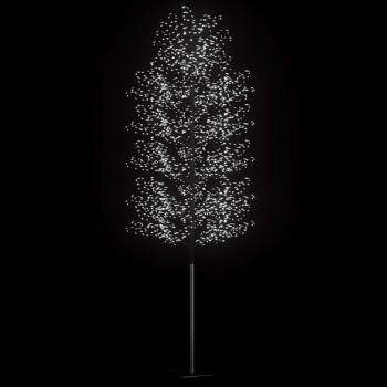 Weihnachtsbaum 2000 LEDs Kaltweißes Licht Kirschblüten 500 cm