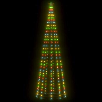 Weihnachtsbaum in Kegelform 330 LEDs Bunt 100x300 cm