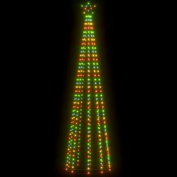 Weihnachtsbaum in Kegelform 400 LEDs Bunt 100x360 cm