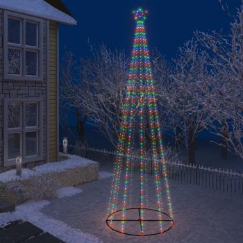 ARDEBO.de - Weihnachtsbaum in Kegelform 752 LEDs Bunt 160x500 cm