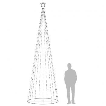 Weihnachtsbaum in Kegelform 752 LEDs Bunt 160x500 cm