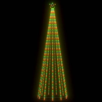 Weihnachtsbaum in Kegelform 752 LEDs Bunt 160x500 cm