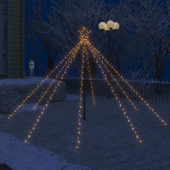 ARDEBO.de - LED-Lichterkette Weihnachtsbaum Indoor Outdoor 400 LEDs 2,5 m