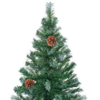 Künstlicher Weihnachtsbaum mit Tannenzapfen 180 cm