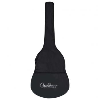 Gitarrentasche für 4/4 Klassikgitarre Schwarz 100x37 cm Stoff